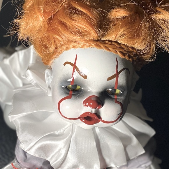 Halloween Pennywise Inspired Doll W/Costume Rattler Georgie Scary/Freak Signed! - Picture 4 of 7